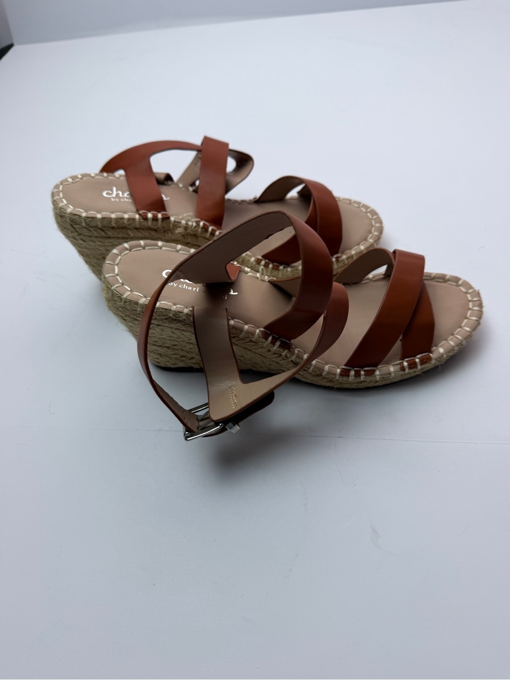 Charles by Charles David Norway Women’s 7M Brown Espadrille Wedge Sandals